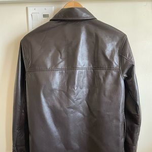 Wilfred The Ganna Leather Shacket